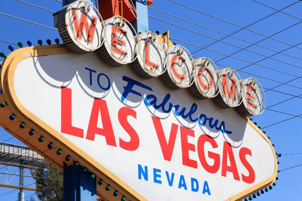 Las Vegas segno di benvenuto — Foto Stock