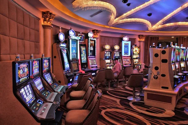 Vegas slotmachines — Stockfoto