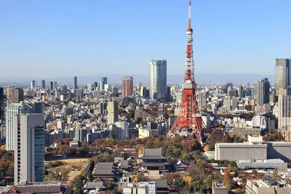 Tokyos skyline - Stock-foto