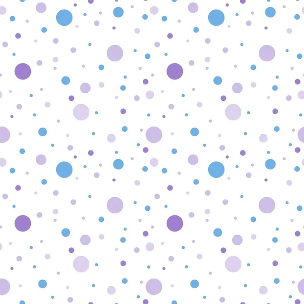 Seamless polka dots — Stock Vector