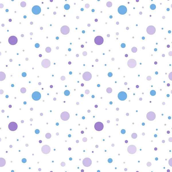 Naadloze polka dots — Stockvector