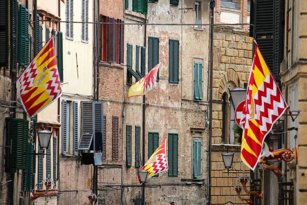 Siena contrade flags