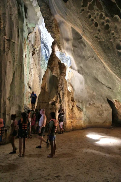 Palawan cave visit — Stock Photo, Image