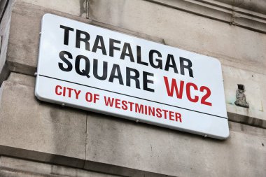 Londra'da trafalgar Meydanı