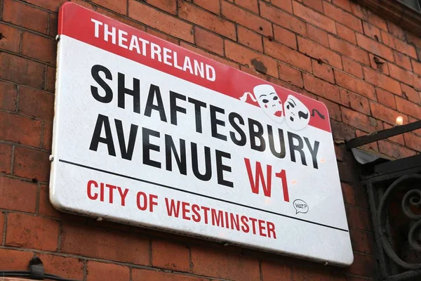 Avenida de Shaftesbury London — Foto de Stock