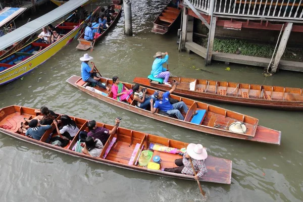 Thaïlande Marché flottant — Photo