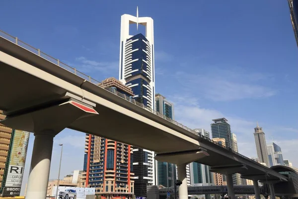 迪拜城市天际线 — 图库照片