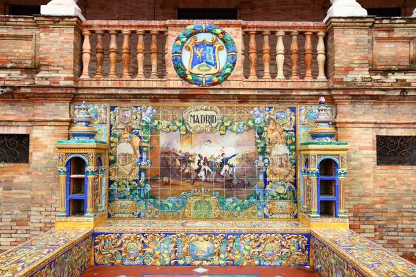 Мадридский орнамент в Испании — стоковое фото