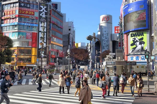 Shibuya a Tokyo, Giappone — Foto Stock