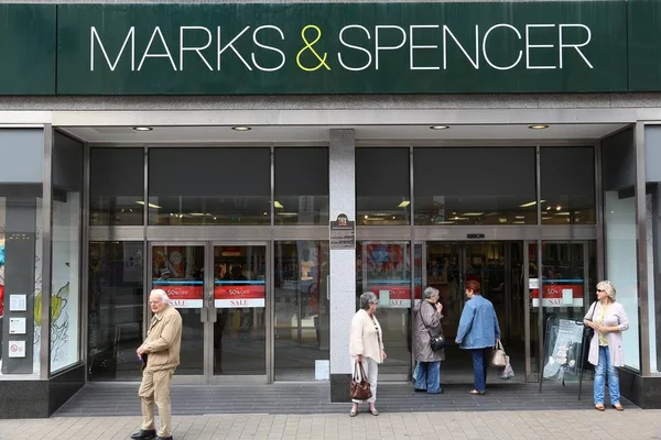 UK Marks & Spencer — Zdjęcie stockowe