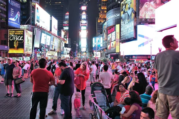 Times Square night — Stock Photo, Image