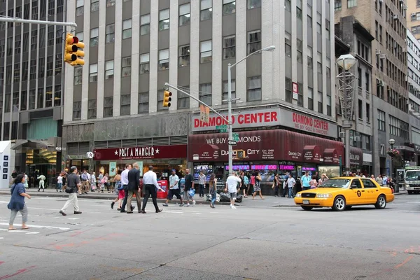 Distrito de diamantes de Nueva York — Foto de Stock