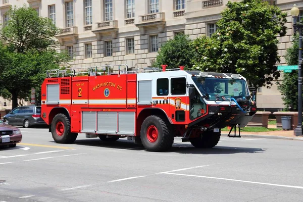 Washington Dc hasičský vůz — Stock fotografie