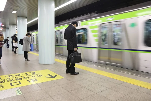 Tunnelbanan i Tokyo Toei — Stockfoto