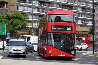 Londra kırmızı otobüs