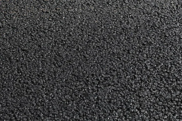 Utcai Pályás Friss Aszfalt Építése Bitumen — Stock Fotó