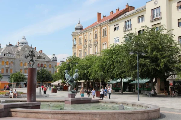 Starego miasta w mieście Szombathely — Zdjęcie stockowe