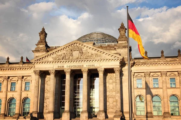 Reichstag Gebouw Duits Parlementsgebouw Berlijn Duitsland — Stockfoto