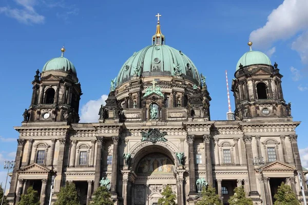 Берлинский Собор Церковь Германии Архитектура Столицы — стоковое фото