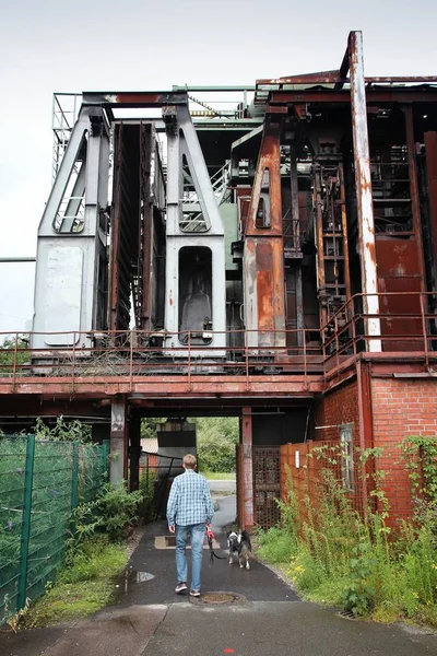 Essen Germany July 2012 Person Visits Zollverein Essen Germany Former — Stock Photo, Image