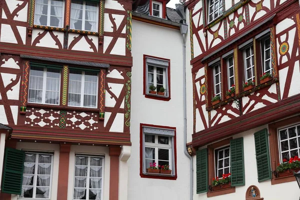 Bernkastel Kues Town Rhineland Palatinate Region Germany Old Decorative Architecture — Stock Photo, Image