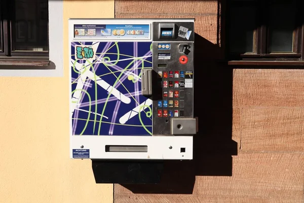 Nuremberg Germany May 2018 Cigarette Vending Machine Nuremberg Germany Machines — Stock Photo, Image