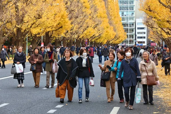 Herfst in Tokyo, Japan — Stockfoto