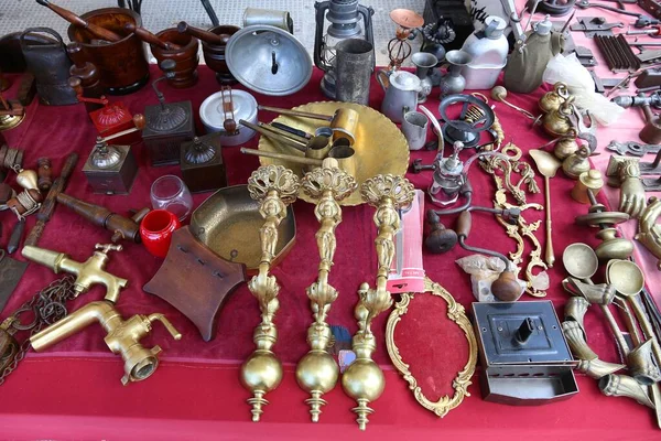 Flea market in Italy — Stock Photo, Image