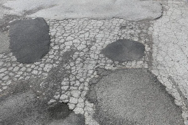 İtalya 'da yol çukurları — Stok fotoğraf