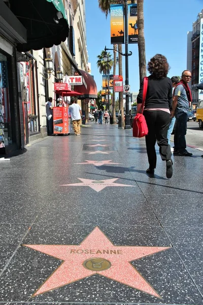 ハリウッドのウォークオブフェイム — ストック写真