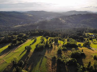 Beskids, Polonya 'da Günbatımı