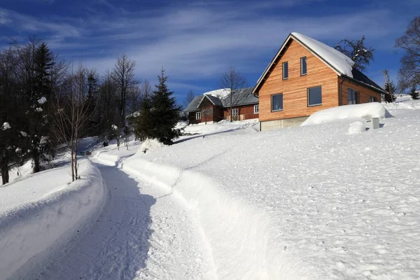 Inverno na Polónia — Fotografia de Stock