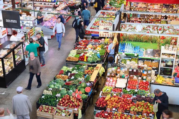 Mercado de alimentos Wroclaw — Fotografia de Stock