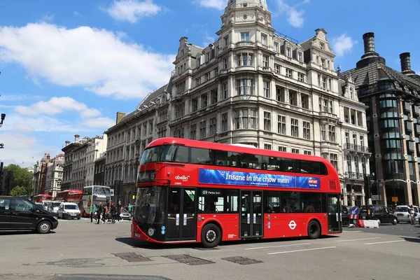 Londen rode bus — Stockfoto