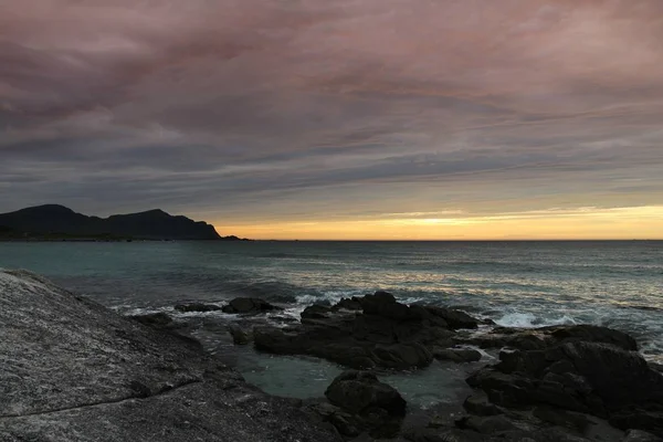 Sunset in Lofoten islands — Stock Photo, Image