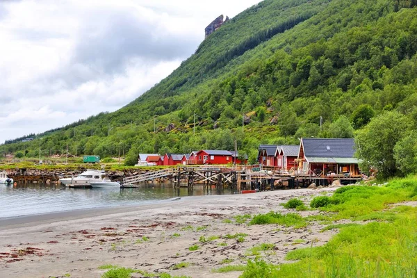 Puerto pesquero de Noruega — Foto de Stock