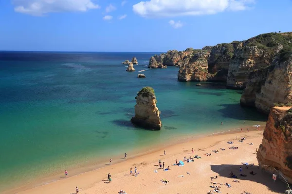 Praia Dona Ana, Algarve — Φωτογραφία Αρχείου