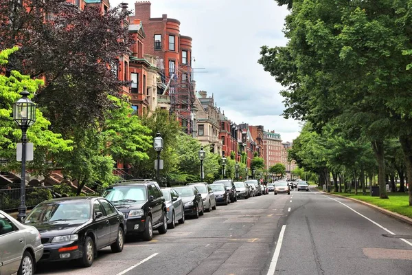 Στάθμευση οδού Βοστώνης — Φωτογραφία Αρχείου