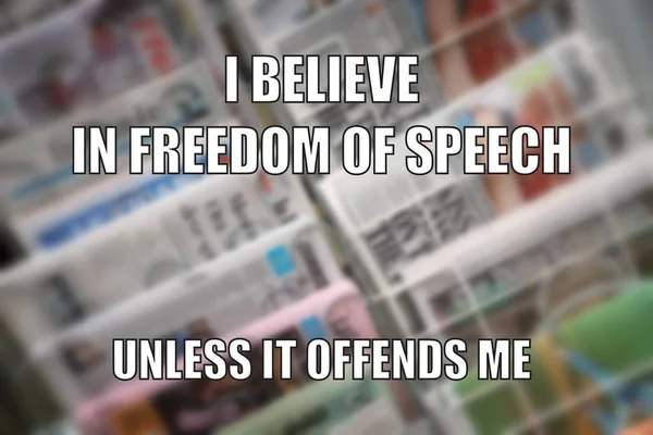 Ελευθερία του λόγου — Φωτογραφία Αρχείου