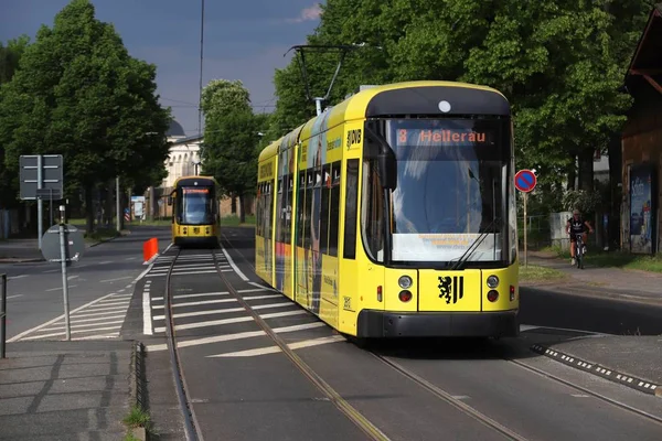 Elektrisk spårvagn i Tyskland — Stockfoto