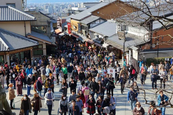 Κυότο τουριστικό πλήθος — Φωτογραφία Αρχείου