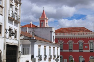 Portekiz 'deki Evora sokak manzarası