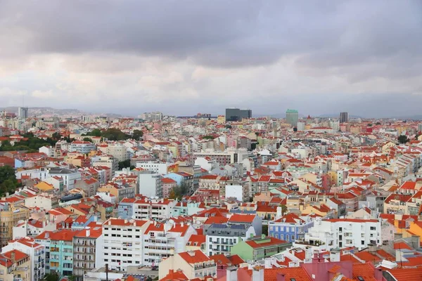 Das verregnete Lissabon, Portugal — Stockfoto