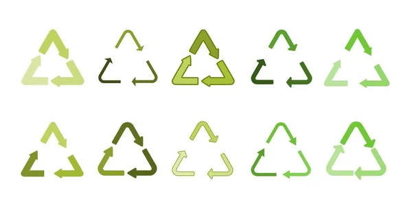 Vector de símbolo de reciclaje — Vector de stock