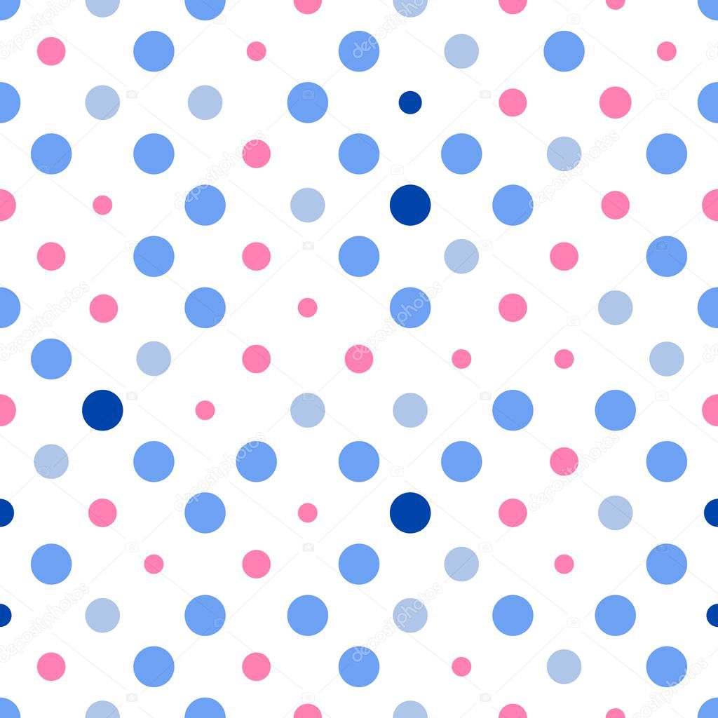 Colorful polka dots