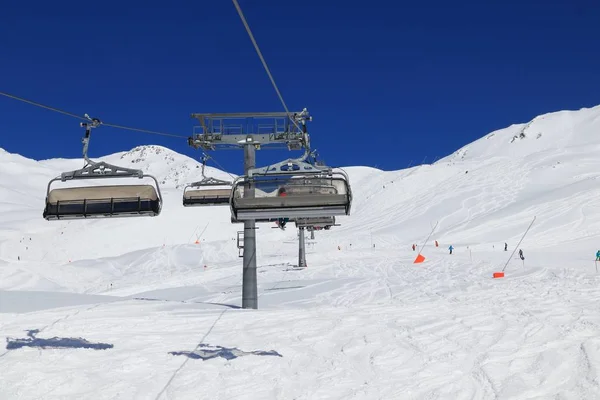 Áustria estação de esqui — Fotografia de Stock