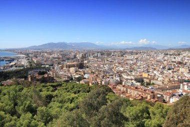 Malaga şehir, İspanya