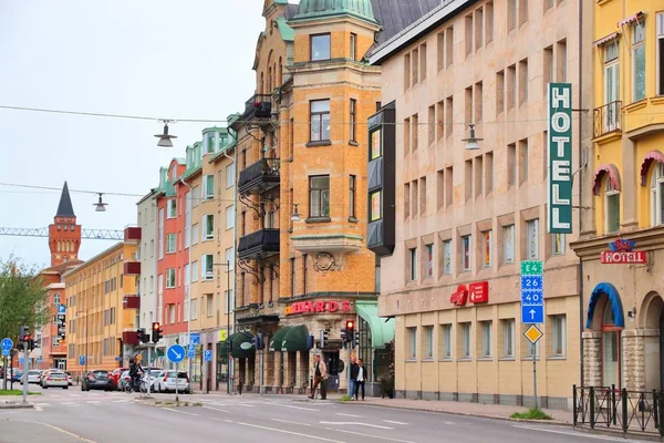 Улица Йончепинг, Швеция — стоковое фото