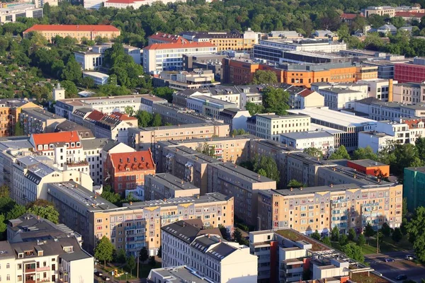 Seeburgviertel in Leipzig, Duitsland — Stockfoto