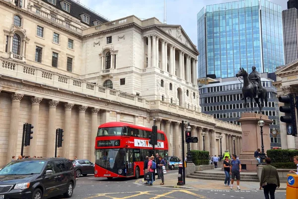 Bank of England, Storbritannien - Stock-foto